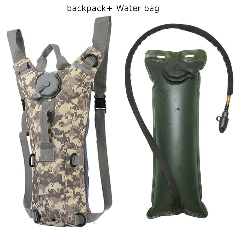 3L Water Bladder Bag Tactical Military Hiking Camping Hydration Backpack Outdoor by Plugsus Home Furniture