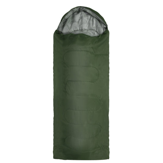 Camping Sleeping Bags for Adults Teens Moisture-Proof Hiking Sleep Bag with Carry Bag 32-50℉ for Spring Autumn Winter Seasons - Army Green by VYSN