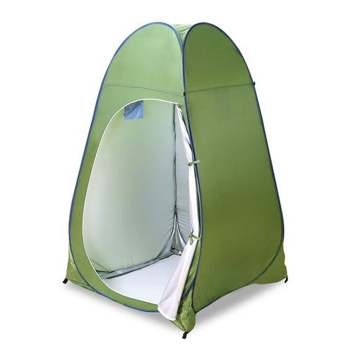 1Person Outdoor Pop Up Toilet Tent Portable Changing Clothes Room Shower Tent Camping Shelter Privacy Tent w/ Carry Bag - Army Green by VYSN