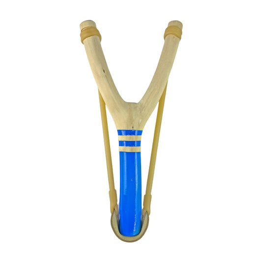 Neon Blue Slingshot by Hella Slingshots