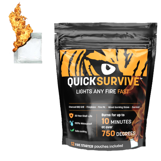 12 Piece Fire Starter by Quick Survive